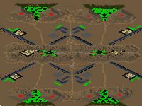 BlueDiamonds-Expand-WAR 4v4 (free Radar, blue Tiberium) by LuckNorris preview