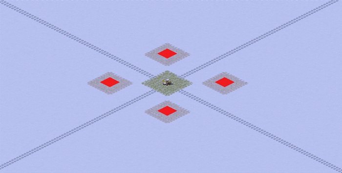 Yosef Anan - Oil Derrick in Center - Snow Version preview