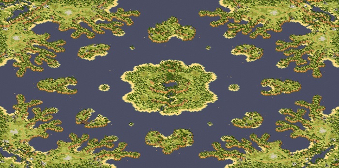 [8] Oceania (Author's Mod) v5.7dn ; with day-night cycle. Map created in 2019 with FinalAlert 2 preview