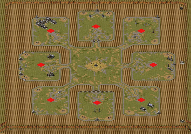 [8] Oil in the Center Bonus! v15_justicetoprisms.map preview