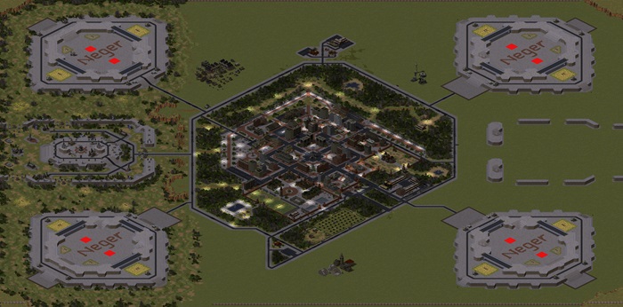 (9) player map by neger vs +1 - ai V2.35 preview