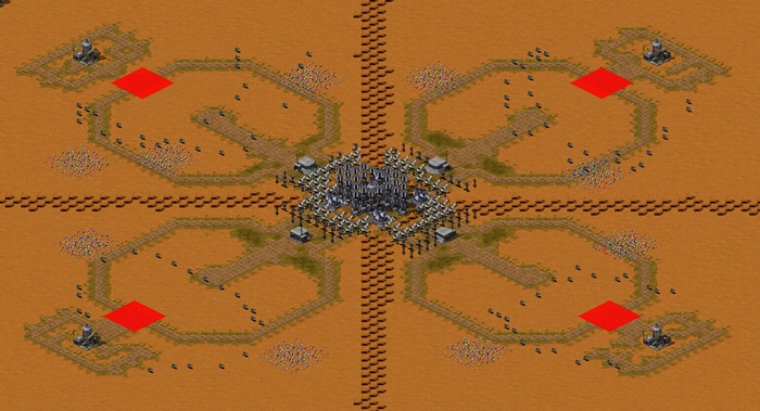 Oil in Corners & Center -- TOM version preview