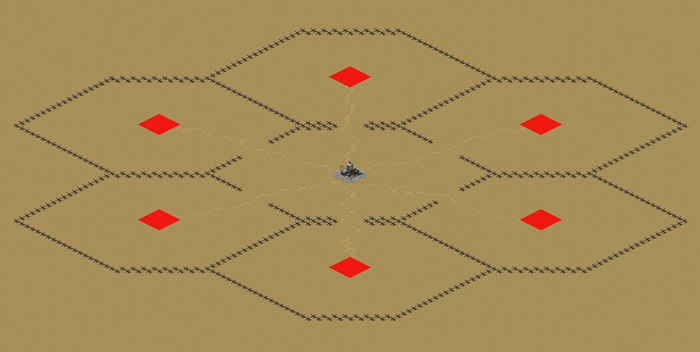 Yosef Anan - Oil Derrick in Center 6 players [Money from Outer Sources] preview