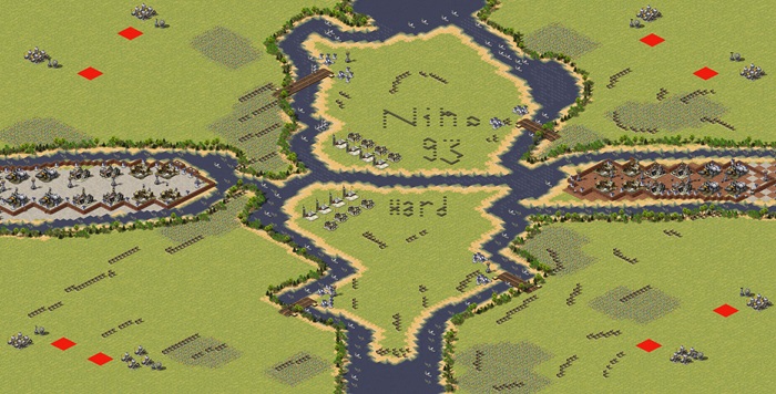 Map Test 2 Teams 4 vs 4 ( ALL BUILDINGS ARE AVAILABLE BUT BE CAREFULL) hard game preview