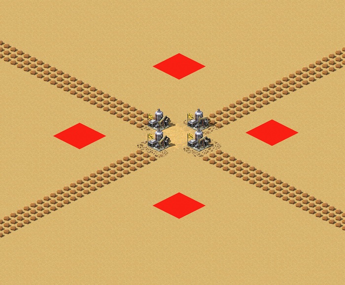 YosefAnan Small Map Oil in Center - with mode preview