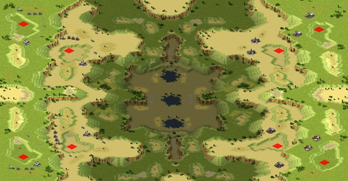 [8] Desert Island (4v4 Extreme AI Edited) preview