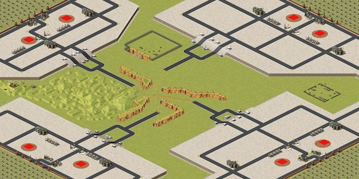 4 teams tech (2-8 players) (made by miggi) preview