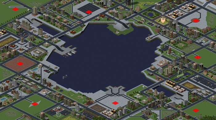 lake in city preview