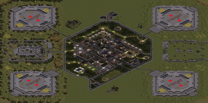 (9) player map by neger vs +1 - ai V2.42 preview