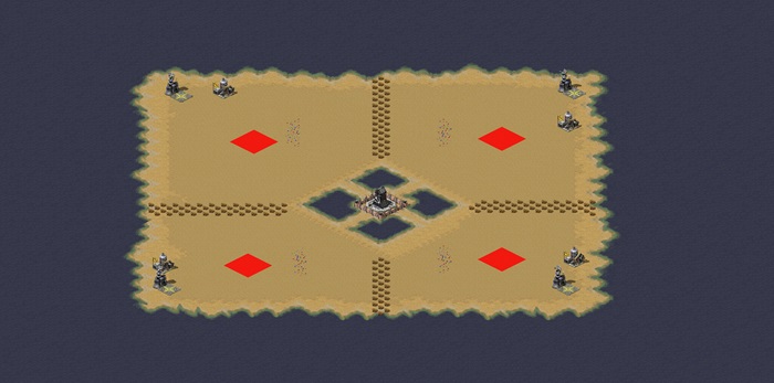 Nuke in center + oil in corners by R2 preview