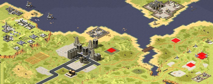 mission 1 >>> 2 vs 3 ai >> no mcv >> no tanks lap >> by libya _ v.02 preview