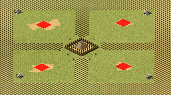 Pyramid in centr - x2 ver. preview