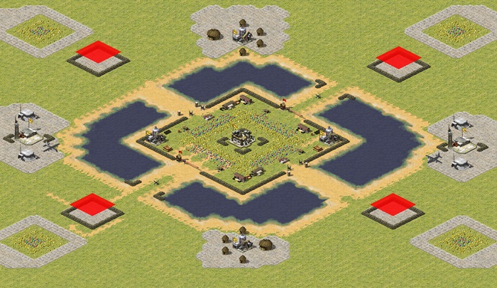 Small Fun Map - Tech In Center (By MrKaptanTR) preview