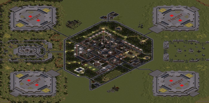 (9) player map by neger vs +1 - ai V2.43 preview