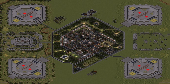 (9) player map by neger vs +1 - ai V2.47 preview