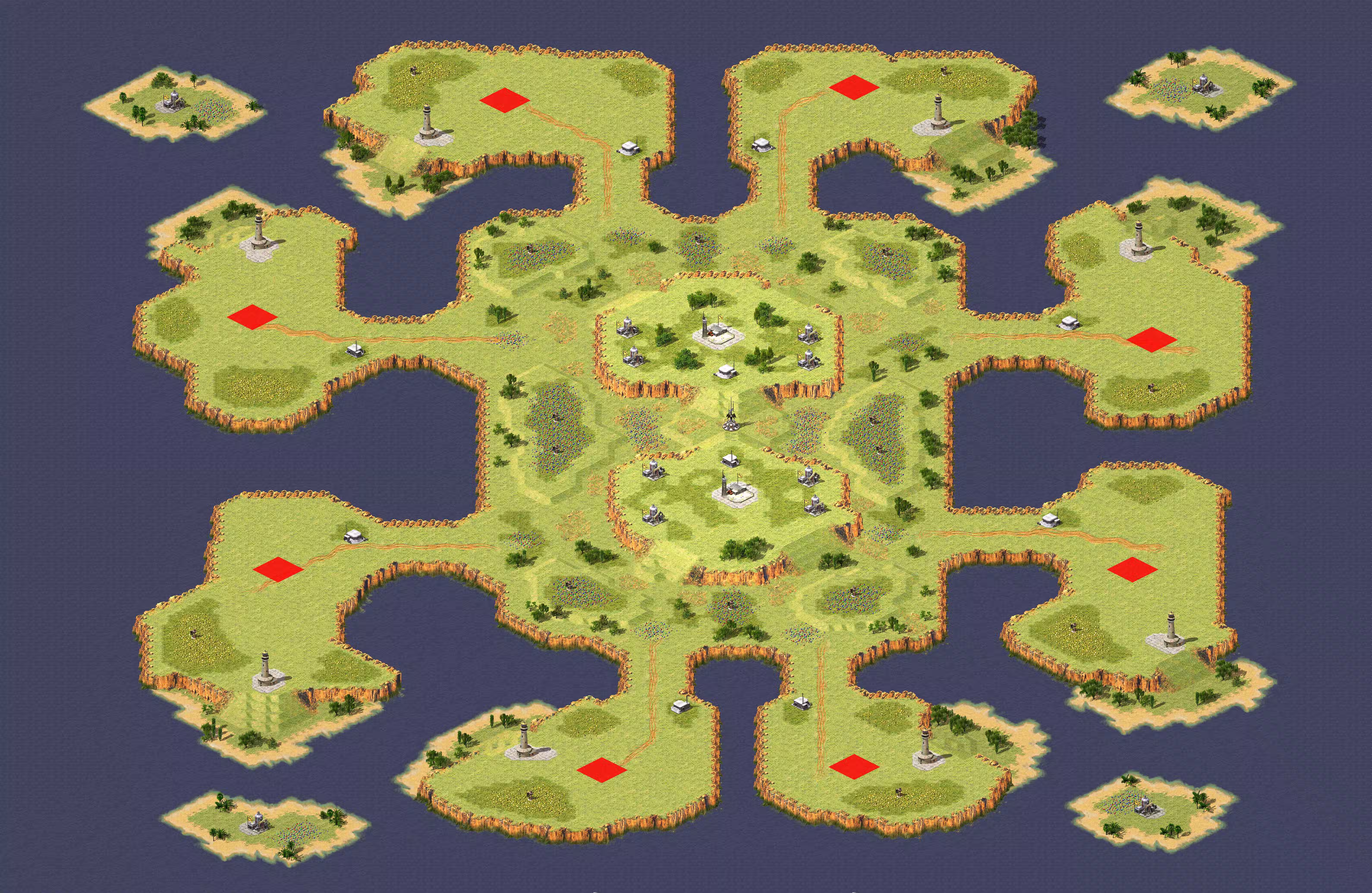 Preview of King Of The Hill - Pattern of island