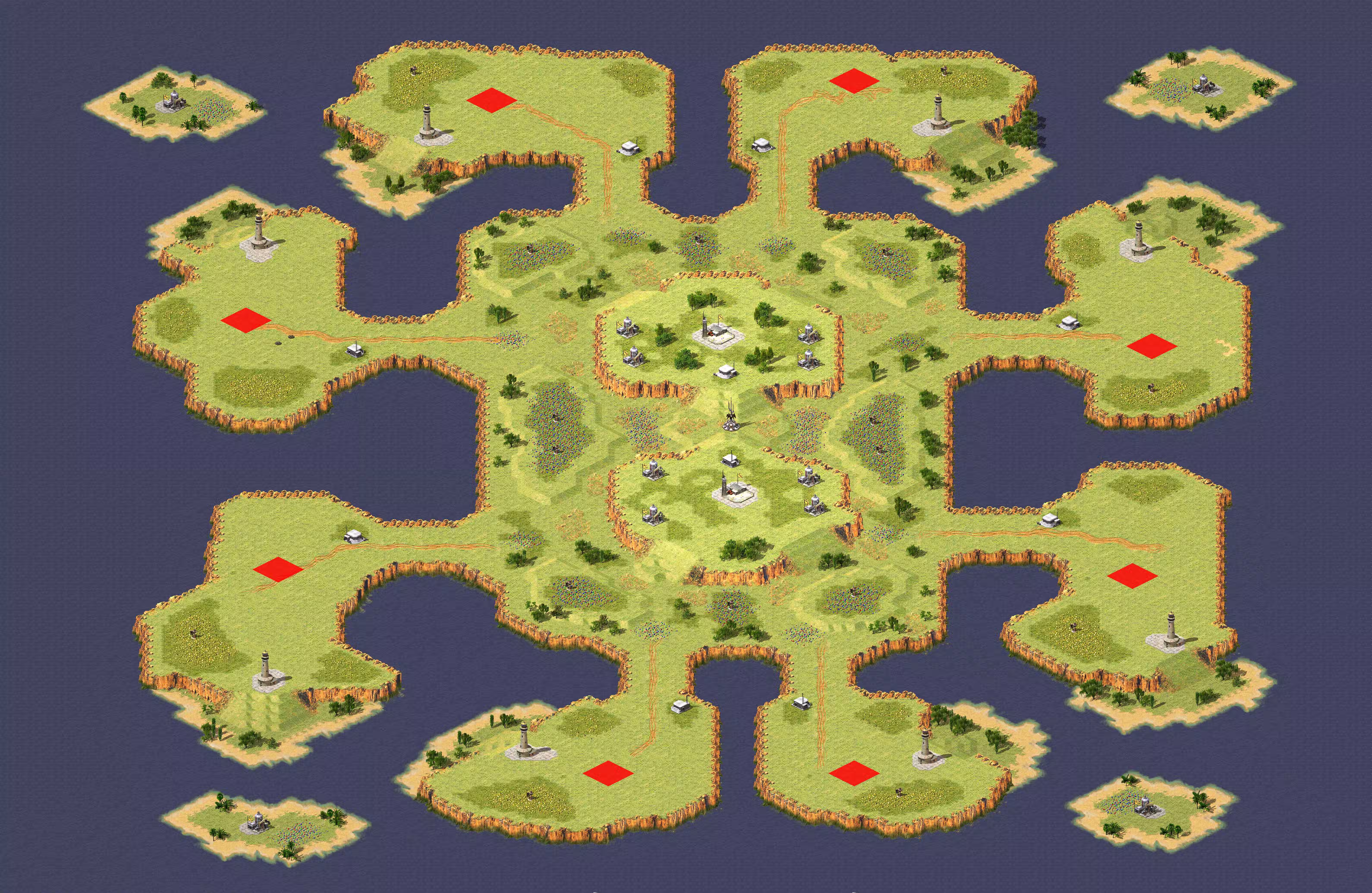 Preview of King Of The Hill - Pattern of island (V0.6B) [NO AI SPECIAL]