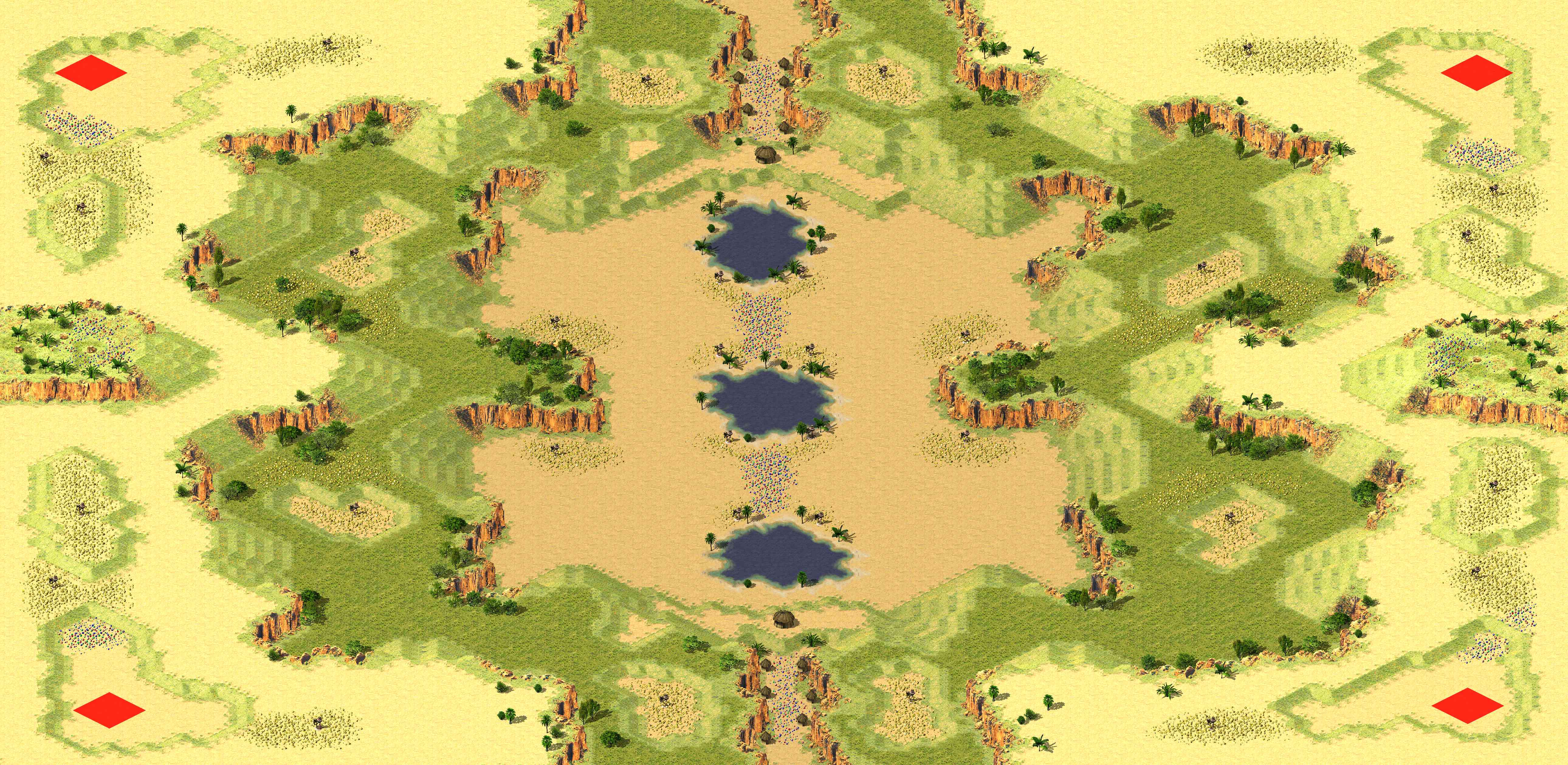 Preview of (4) Desert Island LE (RA2 YR Rebalance)