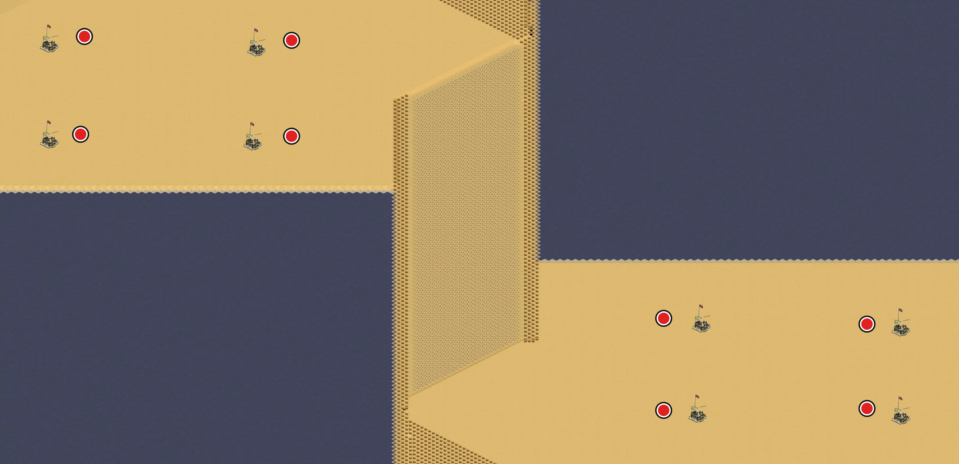 Preview of 4v4 RedZone 0.8 / Human vs AI