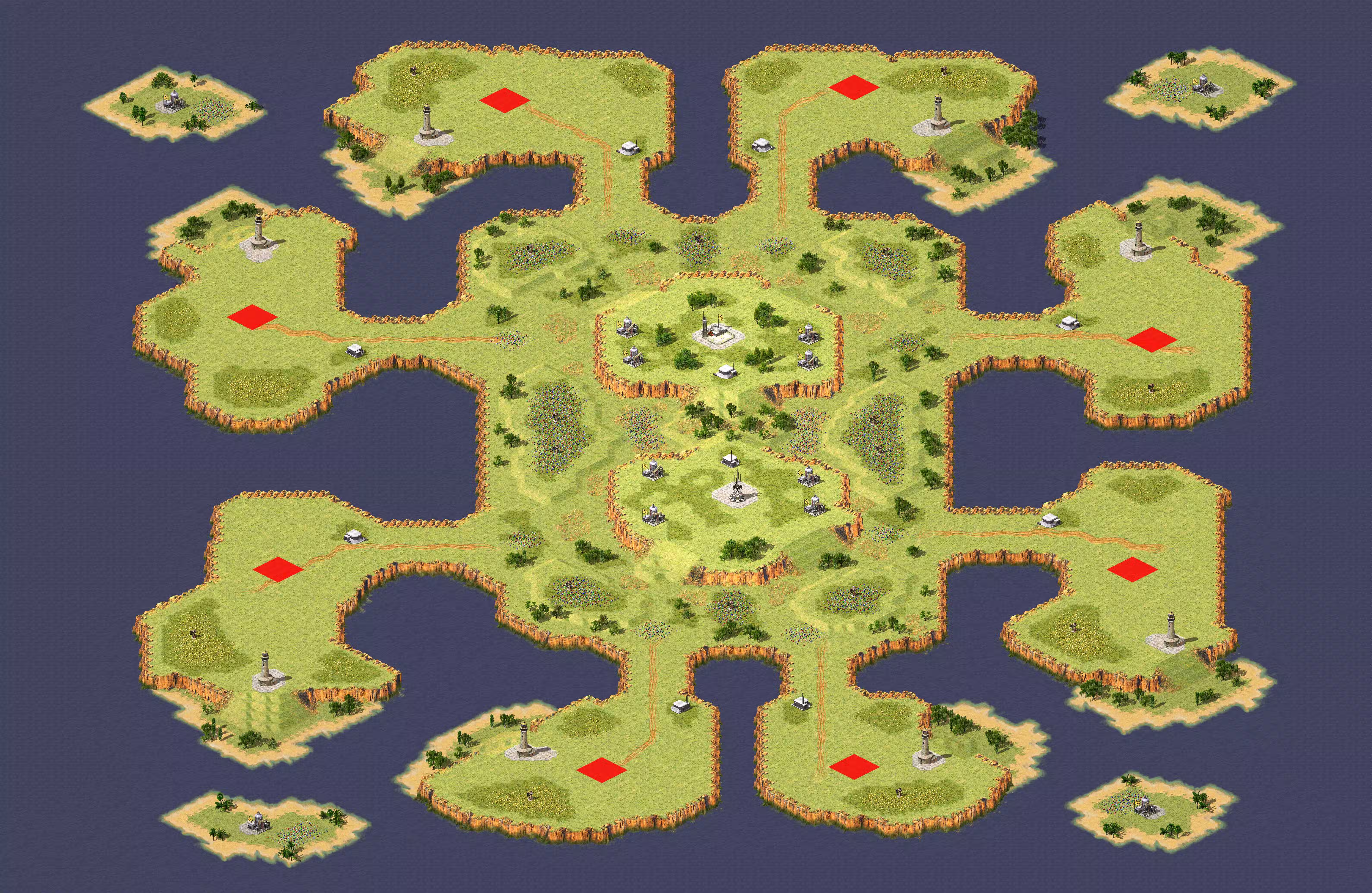 Preview of King Of The Hill - Pattern of island