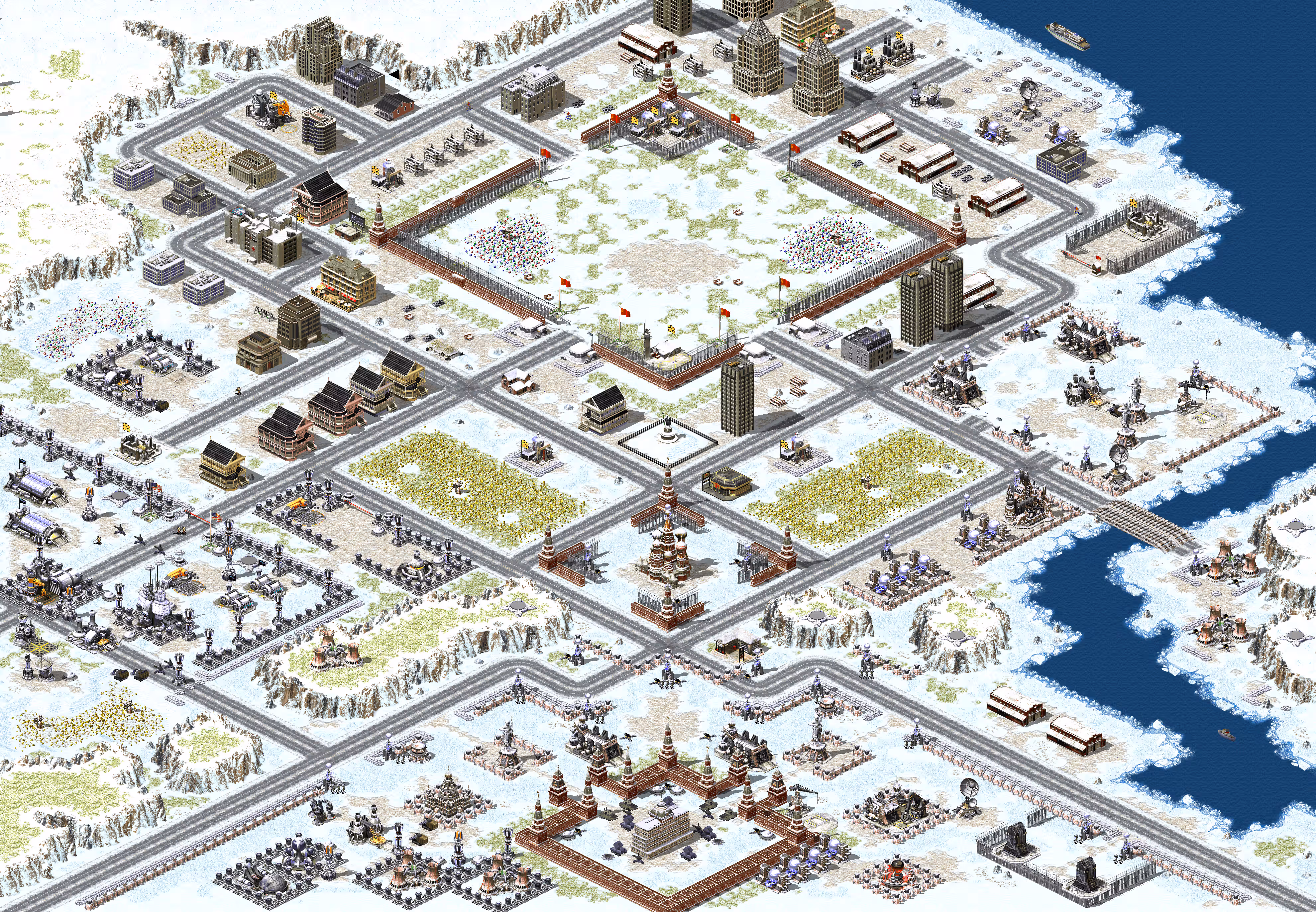 Preview of Yuri Campaign - Mission 7 (Kremlin assault) CO-OP