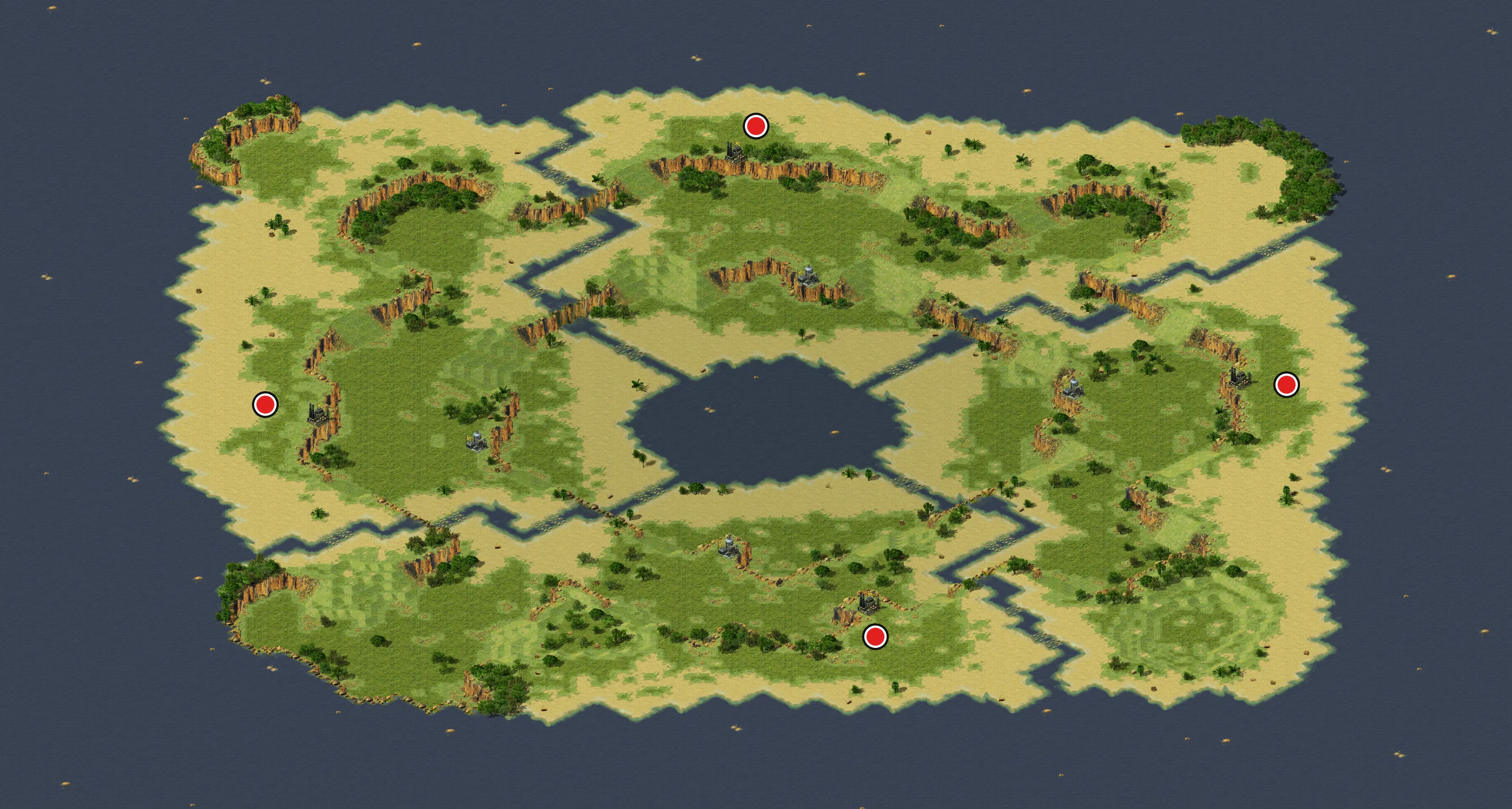 Preview of [4] Lake Island - Blitz 2v2