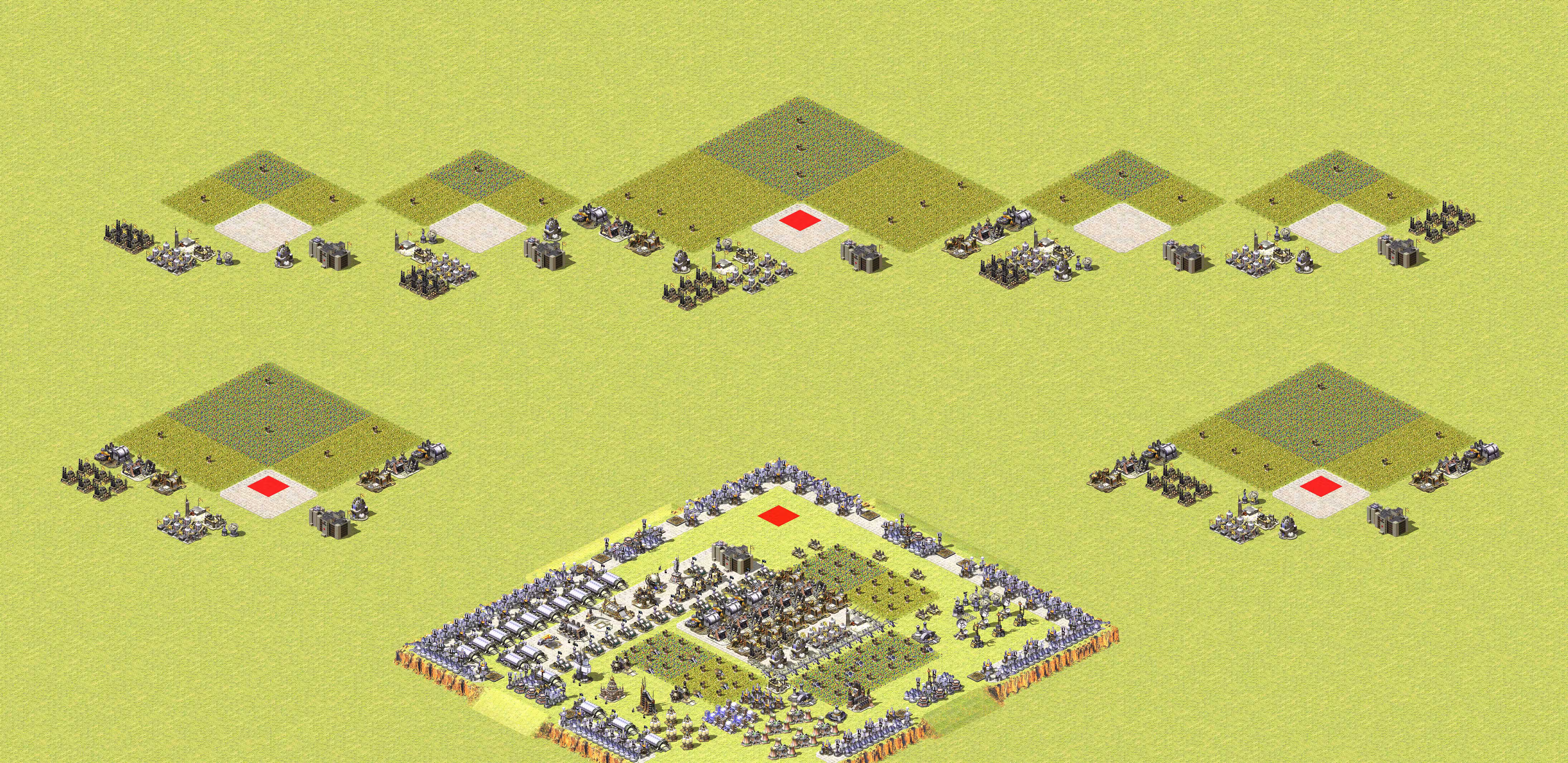Preview of You VS 7 enemies (1=7) Large Enemy Units!