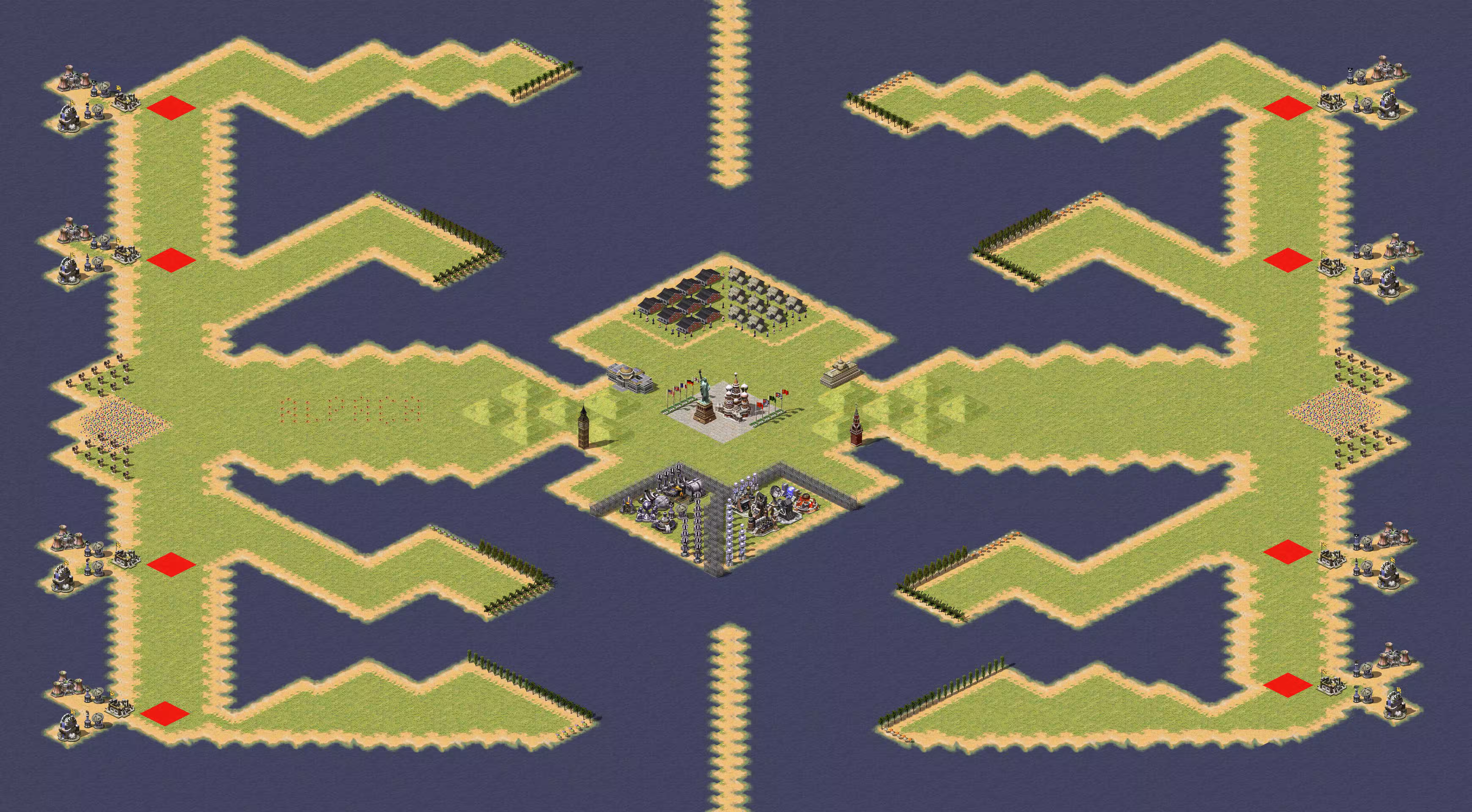 Preview of All About World War III  map by Alpaca  v2.5 Sell a building for infinite money