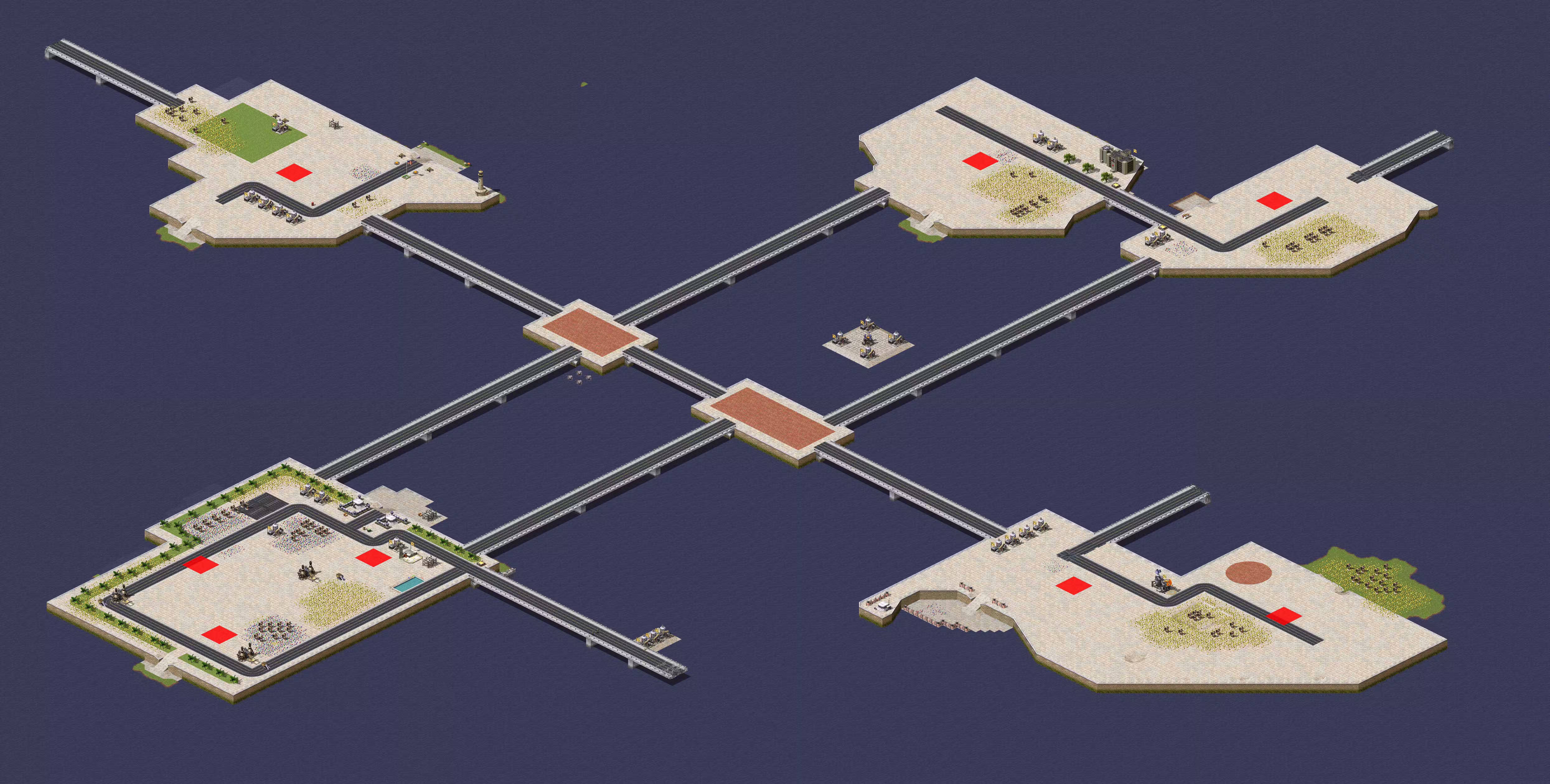 Preview of Sea Day v2 [2-8] HQ test AI has roads 1.1
